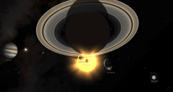 06-06-2014 congiunzione eliocentrica Mercurio-Saturno