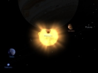 03-11-2014 congiunzione eliocentrica Mercurio-Giove