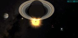 01-12-2014 congiunzione eliocentrica Mercurio-Saturno