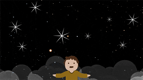 bambino e stelle