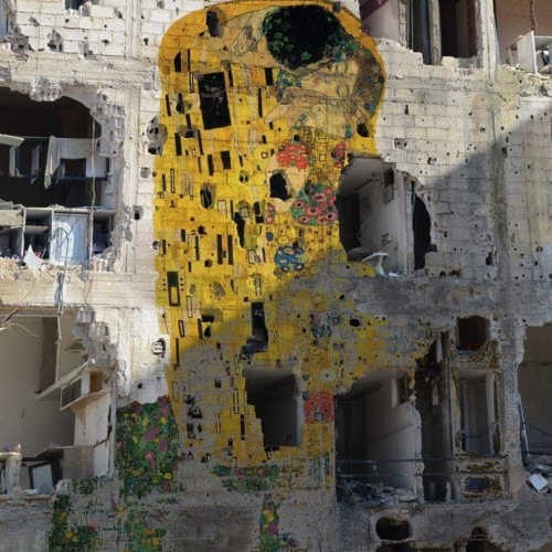 Bacio Klimt in Siria